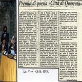 Premio di poesia "Città di Quarrata"