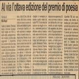 Ottava edizione del premio di poesia