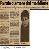 Parole d'amore dal meridione